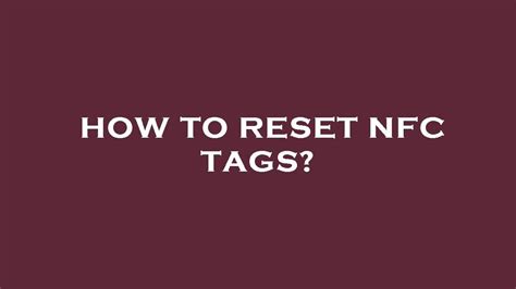 nfc tag on laptop|how to reset nfc card.